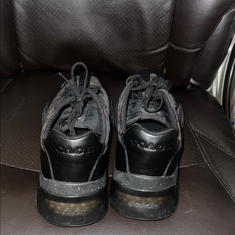 Coach Black and Gray Men's Sneakers - Picture 3 of 6